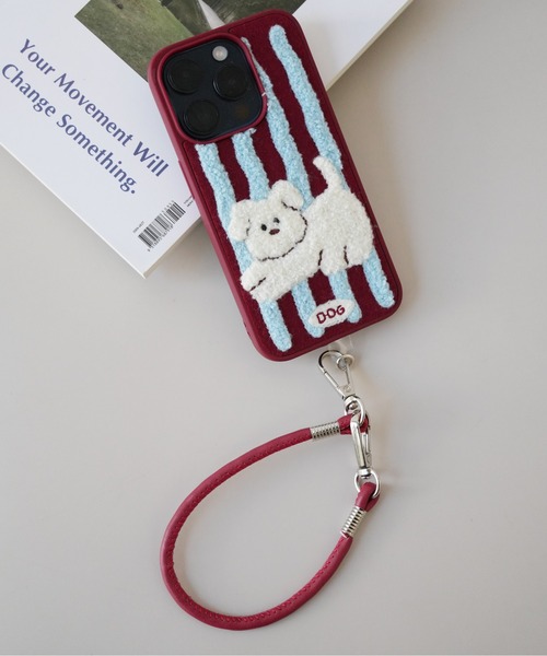 Port(ポート)の「【 Port / ポート 】 ストラップ付き 犬 モチーフ iPhoneケース #(スマホケース/カバー・レディース・ブラウン/マルチ/その他・E/G/B/D/H/C/A/F/J/I)」の18枚目の写真