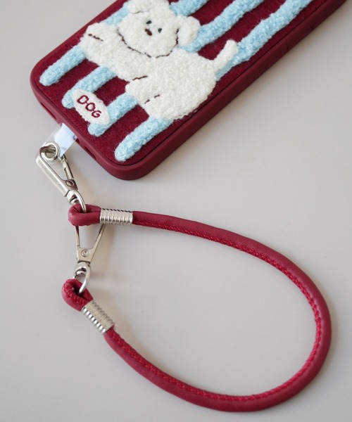 Port(ポート)の「【 Port / ポート 】 ストラップ付き 犬 モチーフ iPhoneケース #(スマホケース/カバー・レディース・ブラウン/マルチ/その他・E/G/B/D/H/C/A/F/J/I)」の20枚目の写真