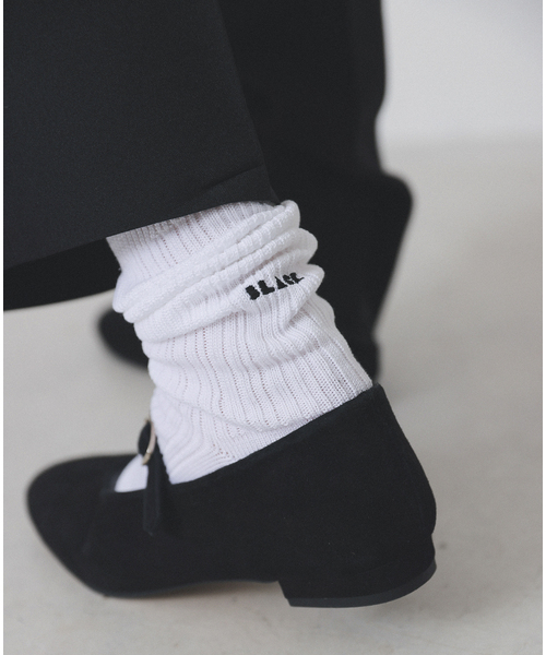 IENA（イエナ）の「《追加》BLACK ソックス（ソックス/靴下・レディース・ブラック/ホワイト/ブラック系その他・FREE）」の2枚目の写真