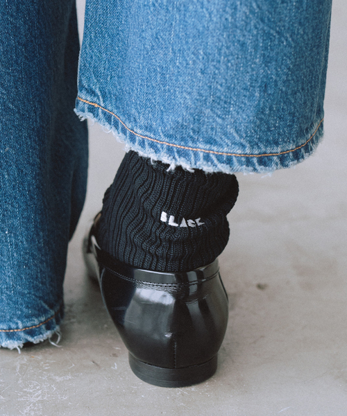 IENA（イエナ）の「《追加》BLACK ソックス（ソックス/靴下・レディース・ブラック/ホワイト/ブラック系その他・FREE）」の4枚目の写真