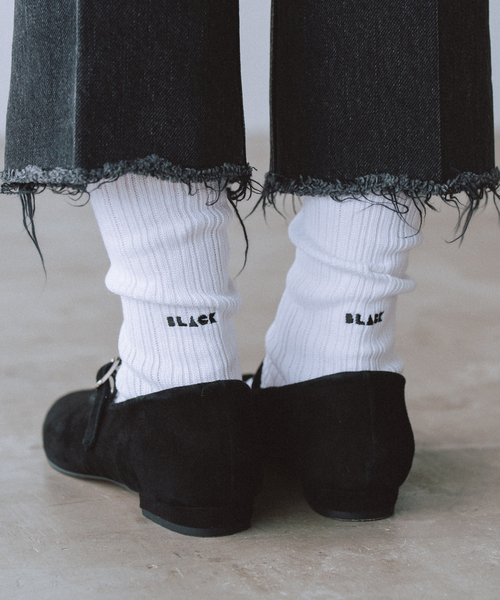 IENA（イエナ）の「《追加》BLACK ソックス（ソックス/靴下・レディース・ブラック/ホワイト/ブラック系その他・FREE）」の19枚目の写真