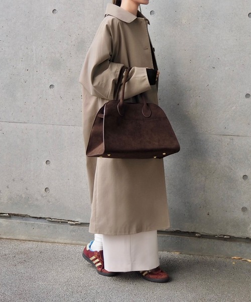 soutien collar long coat/ドルマン オーバーサイズ ロング ステン