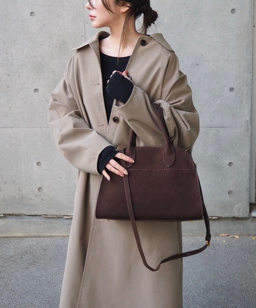 soutien collar long coat/ドルマン オーバーサイズ ロング ステン