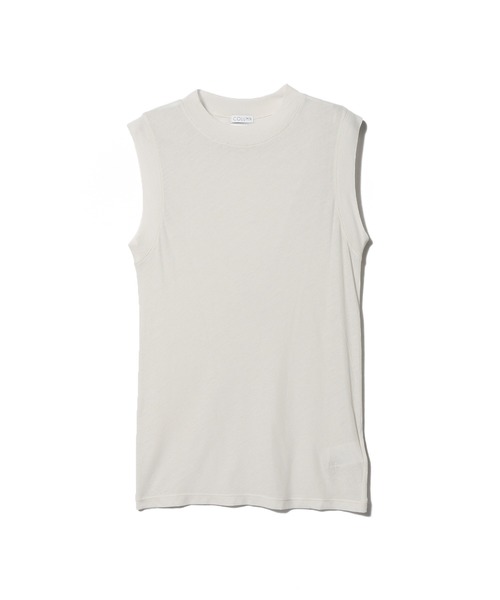 COLUMN（コラム）の「COLUMN / シアーカットタンクトップ（Tシャツ/カットソー・レディース・ブラック/ライトブルー/イエロー/ライトグレー・FREE）」の3枚目の写真