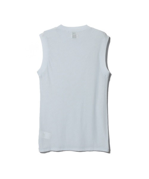 COLUMN（コラム）の「COLUMN / シアーカットタンクトップ（Tシャツ/カットソー・レディース・ブラック/ライトブルー/イエロー/ライトグレー・FREE）」の5枚目の写真