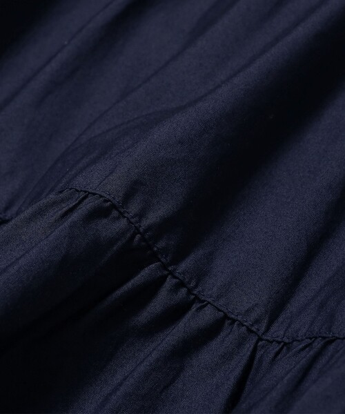 Ray BEAMS（レイビームス）の「Gymphlex / ティアード ノースリーブワンピース [洗える]（ワンピース・レディース・ネイビー/カーキ・14）」の18枚目の写真