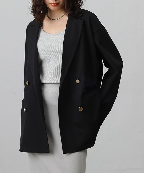 セール】ポリレーヨンクロステーラードジャケット（テーラード