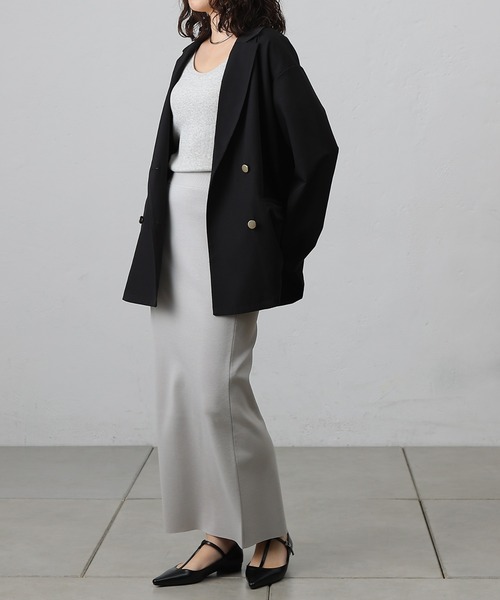 COLONY 2139（コロニートゥーワンスリーナイン）の「ポリレーヨンクロステーラードジャケット（テーラードジャケット・レディース・グレー/ブラック/ベージュ・FREE）」の11枚目の写真