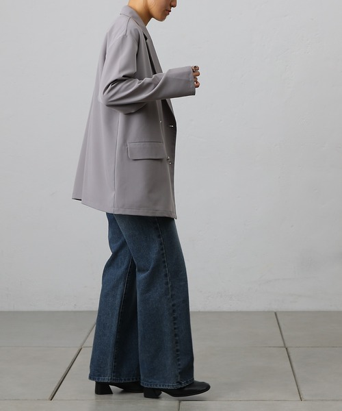 COLONY 2139（コロニートゥーワンスリーナイン）の「ポリレーヨンクロステーラードジャケット（テーラードジャケット・レディース・グレー/ブラック/ベージュ・FREE）」の17枚目の写真