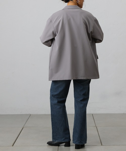 COLONY 2139（コロニートゥーワンスリーナイン）の「ポリレーヨンクロステーラードジャケット（テーラードジャケット・レディース・グレー/ブラック/ベージュ・FREE）」の18枚目の写真