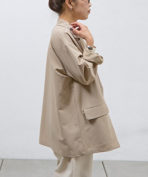 COLONY 2139（コロニートゥーワンスリーナイン）の「ポリレーヨンクロステーラードジャケット（テーラードジャケット・レディース・グレー/ブラック/ベージュ・FREE）」の21枚目の写真