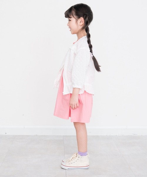 RAGMART（ラグマート）の「フリルジップアップカーディガン（カーディガン/ボレロ・キッズ・ベージュ/オフホワイト・95cm/90cm/80ｃｍ）」の5枚目の写真