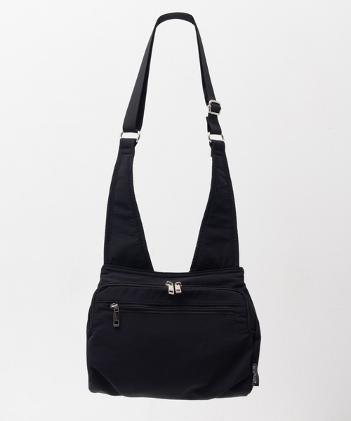 HusHusH（ハッシュアッシュ）の「【新色追加】HusHusH ハッシュアッシュ 人間工学ナイロンショルダーバッグ（ショルダーバッグ・レディース・グレー/ブラック・フリー）」の19枚目の写真