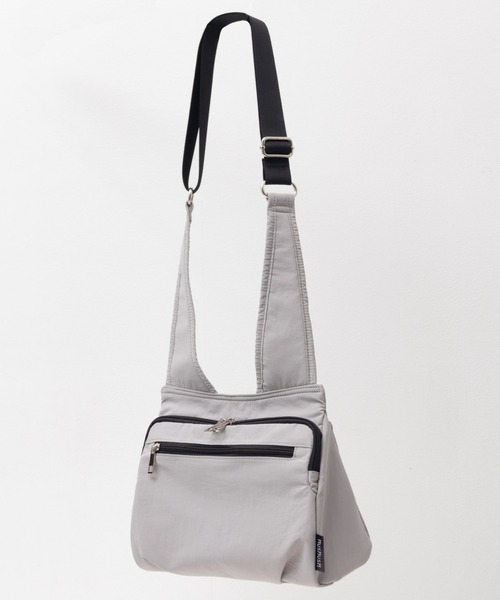 HusHusH（ハッシュアッシュ）の「【新色追加】HusHusH ハッシュアッシュ 人間工学ナイロンショルダーバッグ（ショルダーバッグ・レディース・グレー/ブラック・フリー）」の21枚目の写真
