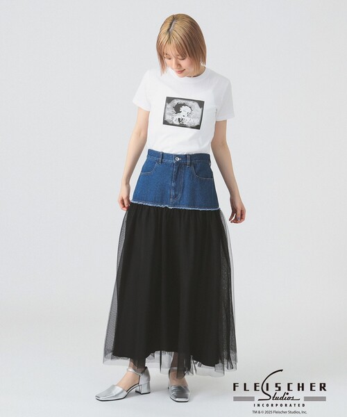 Ray BEAMS（レイビームス）の「Betty Boop(TM) / Bimbo Tシャツ（Tシャツ/カットソー・レディース・ホワイト・ONE SIZE）」の3枚目の写真