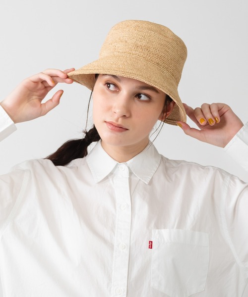 Levi's（リーバイス）の「Levi's/リーバイス バケット ハット（ハット・レディース・ベージュ・L）」の2枚目の写真