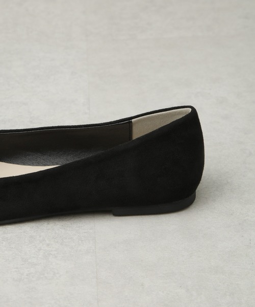 NANO universe（ナノユニバース）の「スクエアトゥバックルモチーフフラットパンプス（パンプス・レディース・ブラック/グレー系その他4・36/37/38）」の5枚目の写真