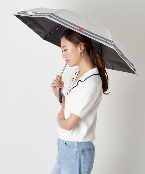 未使用POLOラルフローレン★ネイビー白ボーダーUV遮光遮熱晴雨兼用折畳み傘 楽天市場】ポロ ラルフローレン 日傘 折りたたみ 遮光率99％以上