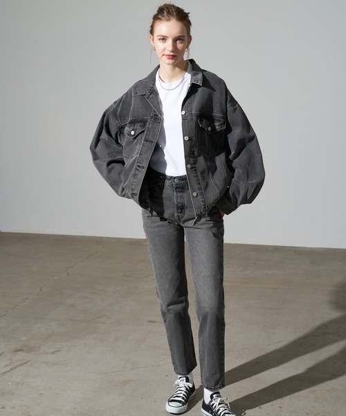Levi's(リーバイス)の「デニムジャケット(デニムジャケット・レディース・インディゴブルー・X-SMALL)」の5枚目の写真
