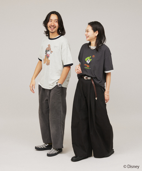 JOURNAL STANDARD（ジャーナルスタンダード）の「MICKEY MOUSE / ミッキー マウス  別注ウェスタンプリント Tシャツ（Tシャツ/カットソー・メンズ・コバルトブルー/ブラック/ホワイト/チャコールグレー/ブラックミックス/イエロー/ブラック系その他・MEDIUM/SMALL/LARGE）」の11枚目の写真