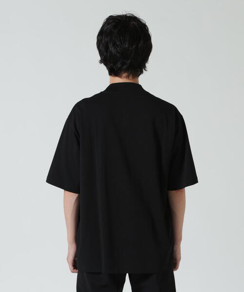 ATON(エイトン)の「ATON (エイトン)DRY COTTON JERSEY | MOCKNECK T-SHIRT(Tシャツ/カットソー・メンズ・ホワイト/ブラック・6/4/2)」の15枚目の写真