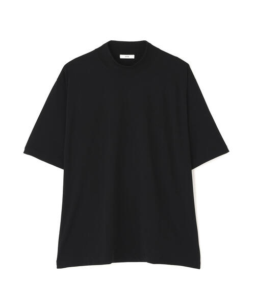 ATON(エイトン)の「ATON (エイトン)DRY COTTON JERSEY | MOCKNECK T-SHIRT(Tシャツ/カットソー・メンズ・ホワイト/ブラック・6/4/2)」の3枚目の写真