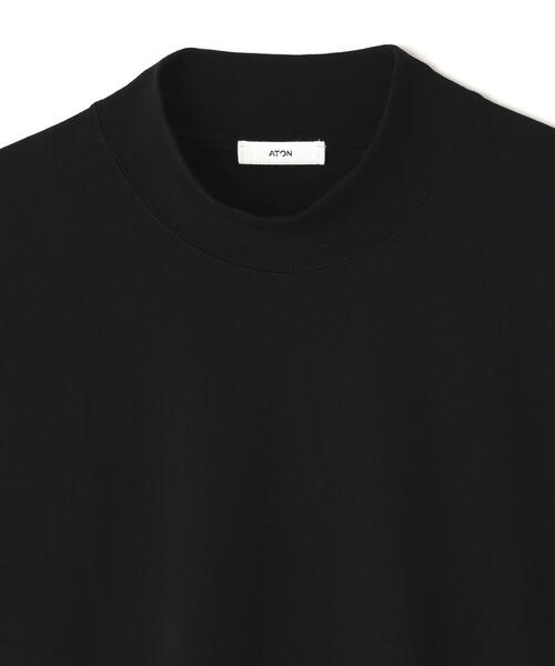 ATON(エイトン)の「ATON (エイトン)DRY COTTON JERSEY | MOCKNECK T-SHIRT(Tシャツ/カットソー・メンズ・ホワイト/ブラック・6/4/2)」の17枚目の写真