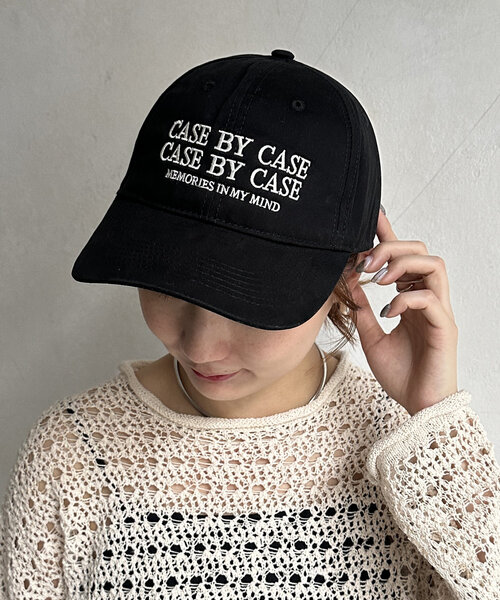 Thevon（ゼボン）の「CASE BY CASEキャップ（キャップ・レディース・ブラウン/ブラック・FREE）」の3枚目の写真
