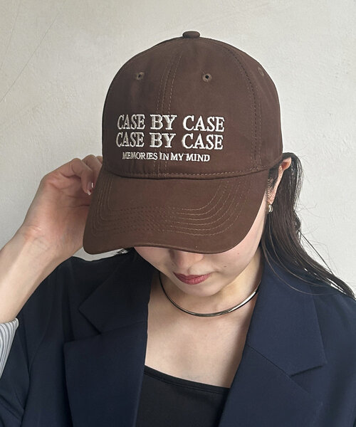 Thevon（ゼボン）の「CASE BY CASEキャップ（キャップ・レディース・ブラウン/ブラック・FREE）」の11枚目の写真