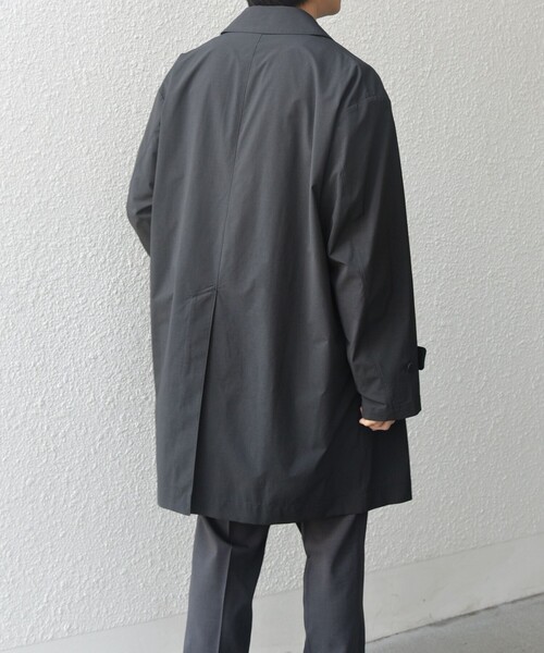 SHIPS any:〈撥水加工〉 タスラン SOLOTEX(R) ステンカラー コート