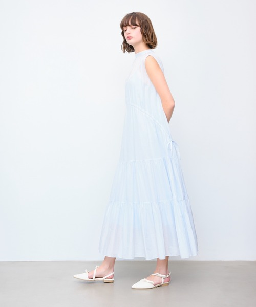 Launa lea（ラウナレア）の「ダブルリボンスリングバックパンプス(0596)（パンプス・レディース・ブラック/ブルー/アイボリー/シルバー・25.0cm/24.5cm/24.0cm/23.5cm/23.0cm/22.5cm/22.0cm）」の10枚目の写真