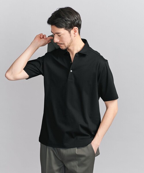 BEAUTY&YOUTH UNITED ARROWS（ビューティーアンドユースユナイテッドアローズ）の「【WEB限定 WARDROBE SMART】NORITAKE ポロシャツ（ポロシャツ・メンズ・ホワイト/ダークグレー/ブラック・S/M/L/XL）」の2枚目の写真