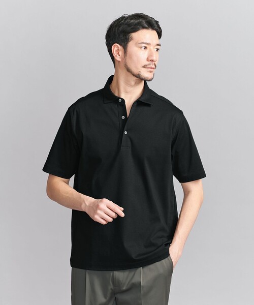 BEAUTY&YOUTH UNITED ARROWS（ビューティーアンドユースユナイテッドアローズ）の「【WEB限定 WARDROBE SMART】NORITAKE ポロシャツ（ポロシャツ・メンズ・ホワイト/ダークグレー/ブラック・S/M/L/XL）」の4枚目の写真