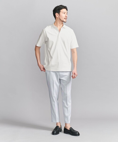 BEAUTY&YOUTH UNITED ARROWS（ビューティーアンドユースユナイテッドアローズ）の「【WEB限定 WARDROBE SMART】NORITAKE ポロシャツ（ポロシャツ・メンズ・ホワイト/ダークグレー/ブラック・S/M/L/XL）」の10枚目の写真