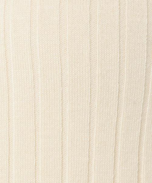 Another Edition（アナザーエディション）の「ワンドリブハイゲージロングスリーブ/AEBC ワイドリブHGG LSL PO◆（ニット/セーター・レディース・オフホワイト/ブラック/ベージュ・フリー）」の9枚目の写真