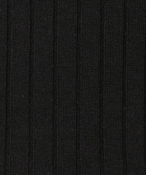 Another Edition（アナザーエディション）の「ワンドリブハイゲージロングスリーブ/AEBC ワイドリブHGG LSL PO◆（ニット/セーター・レディース・オフホワイト/ブラック/ベージュ・フリー）」の10枚目の写真