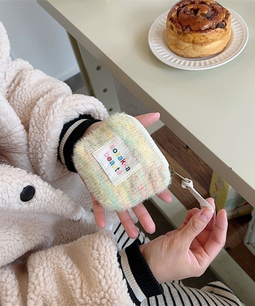 セール】Pochi Pouch/ふわもこ スクエア ミニポーチ（ポーチ