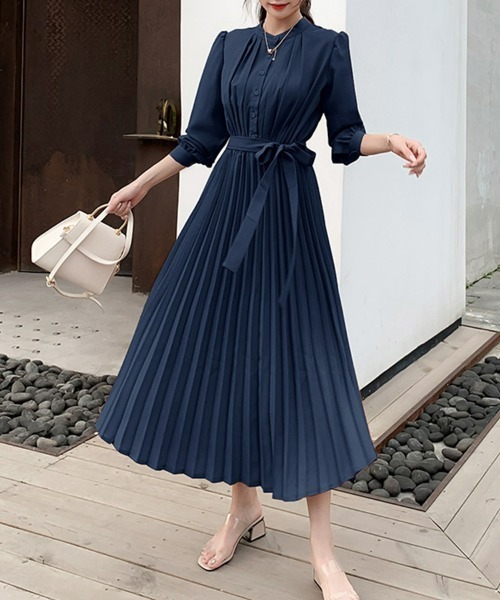 Navy Blue Funeral Dress For Women Business Dresses For Women