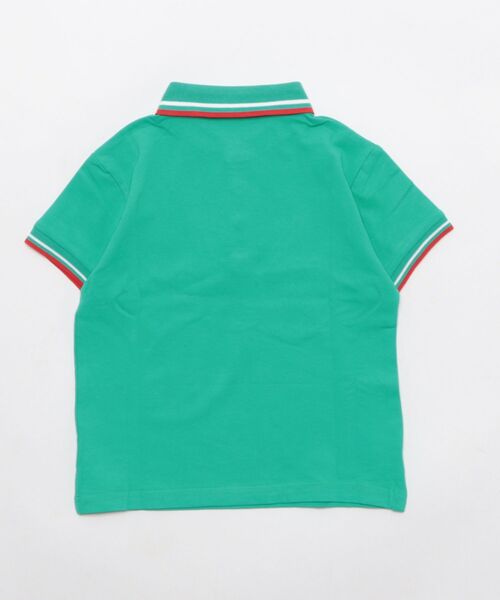 aimoha(アイモハ)の「【aimoha-KIDS-】マルチライン襟キッズポロシャツ(ポロシャツ・キッズ・ブルー/ホワイト/グリーン/イエロー・90/100/110/120/130)」の5枚目の写真