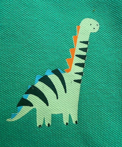 aimoha(アイモハ)の「【aimoha-KIDS-】マルチライン襟キッズポロシャツ(ポロシャツ・キッズ・ブルー/ホワイト/グリーン/イエロー・90/100/110/120/130)」の16枚目の写真