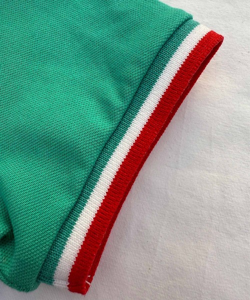 aimoha(アイモハ)の「【aimoha-KIDS-】マルチライン襟キッズポロシャツ(ポロシャツ・キッズ・ブルー/ホワイト/グリーン/イエロー・90/100/110/120/130)」の17枚目の写真