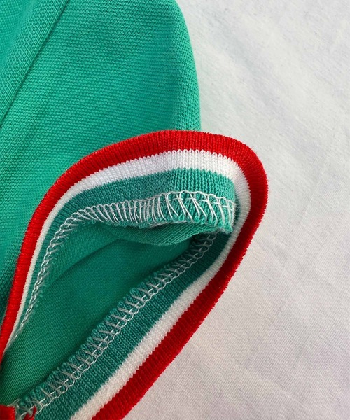 aimoha(アイモハ)の「【aimoha-KIDS-】マルチライン襟キッズポロシャツ(ポロシャツ・キッズ・ブルー/ホワイト/グリーン/イエロー・90/100/110/120/130)」の18枚目の写真