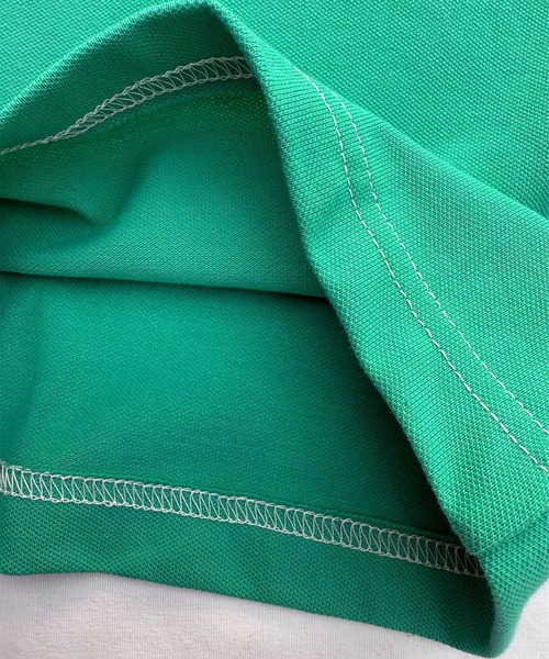 aimoha(アイモハ)の「【aimoha-KIDS-】マルチライン襟キッズポロシャツ(ポロシャツ・キッズ・ブルー/ホワイト/グリーン/イエロー・90/100/110/120/130)」の20枚目の写真