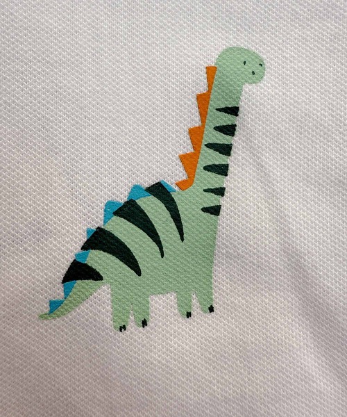 aimoha(アイモハ)の「【aimoha-KIDS-】マルチライン襟キッズポロシャツ(ポロシャツ・キッズ・ブルー/ホワイト/グリーン/イエロー・90/100/110/120/130)」の8枚目の写真