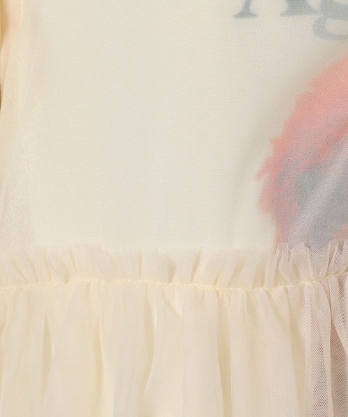 LAKOLE（ラコレ）の「チュール切替シアーベスト / 329136（ベスト・レディース・ブラック/アイボリー/グレー・FREE）」の11枚目の写真