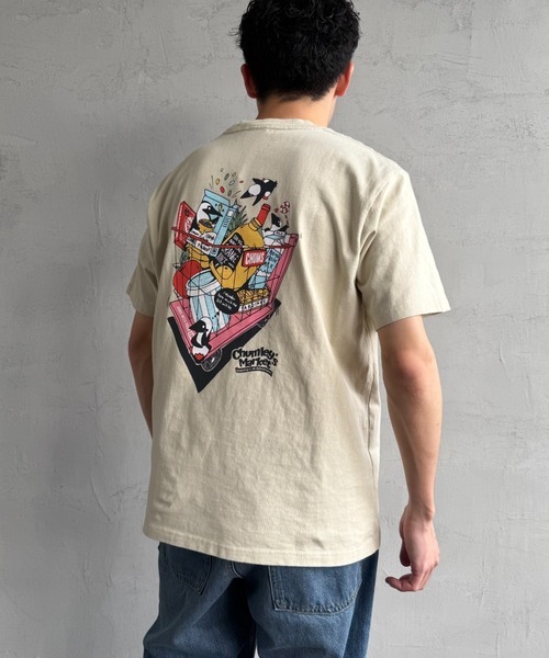 CHUMS（チャムス）の「【WEB限定】[CHUMS/チャムス] CHUMLEYS MARKET バックプリント ポケットTシャツ（Tシャツ/カットソー・レディース・ホワイト/ブラック/グレイッシュベージュ・M/L/XL）」の18枚目の写真