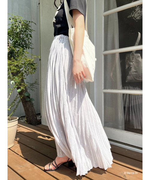 Miffy（ ミッフィー）の「miffy 総柄プリーツスカート（スカート・レディース・ピンク/グレー/オフホワイト/ブラック・FREE）」の4枚目の写真