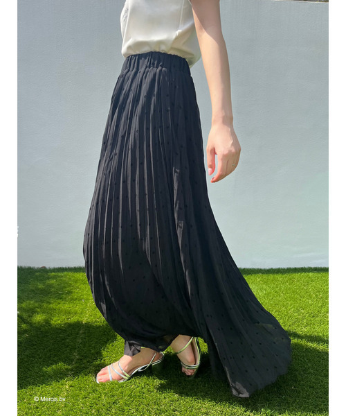 Miffy（ ミッフィー）の「miffy 総柄プリーツスカート（スカート・レディース・ピンク/グレー/オフホワイト/ブラック・FREE）」の3枚目の写真