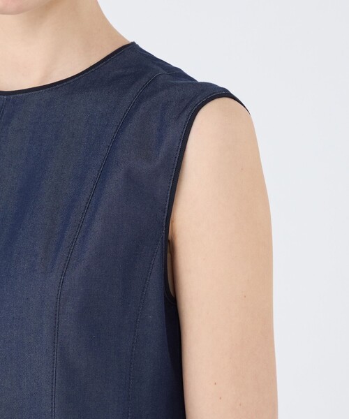 コットンシルクデニム プリンセスドレス（ワンピース）｜TOMORROWLAND