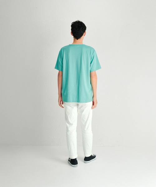 MIKI HOUSE(ミキハウス)の「【WEB限定】ワッペンロゴ半袖Tシャツ(大人用)(Tシャツ/カットソー・レディース・サーモンピンク/ブルー系その他/ブラック/パープル/グリーン/ホワイト・L(175-185cm)/M(165-175cm)/S(155-165cm))」の17枚目の写真